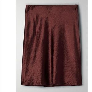 Aritzia Silk Slip Mini Skirt - Truffle 4